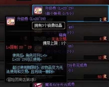 DNF高级装备兑换券使用指南详解