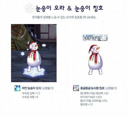 韩版dnf手游雪人套-韩版DNF雪人套详解