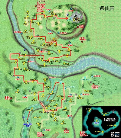 仙剑4攻略地图-仙剑奇侠传4江南水乡冒险攻略