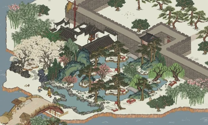 江南百景图星罗棋局-江南水韵园林美