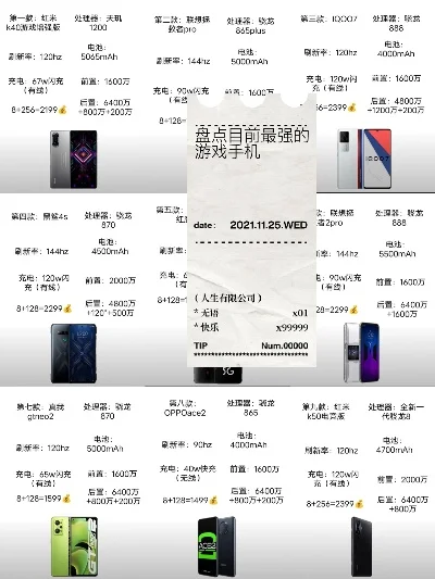 游戏系列手机排行榜-游戏手机排行榜指南