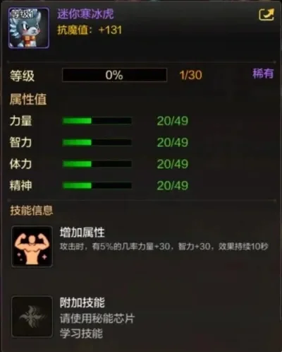dnf迷你寒冰虎怎么样-DNF迷你寒冰虎全面解析