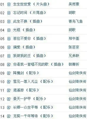 仙剑奇侠传3主题歌-仙剑主题歌旅行密码