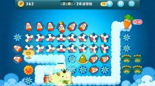 保卫萝卜1挑战第30局攻略-萝卜防御攻略技巧