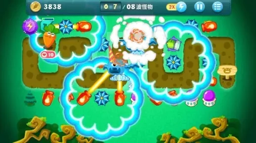保卫萝卜1终极挑战43关攻略-萝卜43关通关攻略