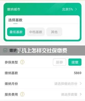 在手机上怎么交社保-手机便捷交社保