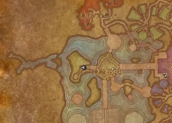 如何从达纳苏斯到鲁瑟兰村-魔兽世界达纳苏斯到鲁瑟兰村路线
