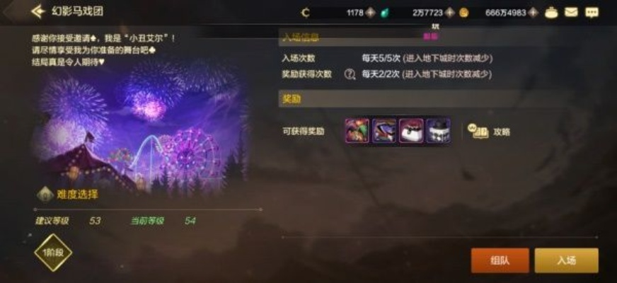 dnf手游马戏团副本奖励-马戏团奖励详解