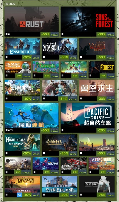 steam游戏排行榜荒野-Steam热门冒险游戏推荐