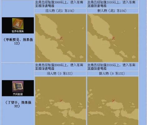 大航海时代4宝物坐标图-大航海时代4寻宝坐标图