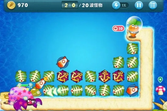 保卫萝卜深海7金萝卜怎么布阵才能稳赢？