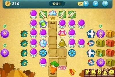 保卫萝卜44关怎么过,塔防布局图解与道具使用技巧